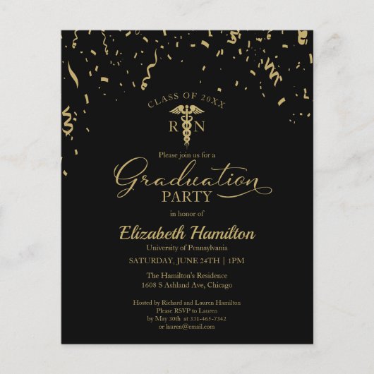 Begroting van de Partij voor het Afstudeerder van  (Voorkant)