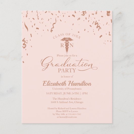 Begroting van de Partij voor het Afstudeerder van (Voorkant)