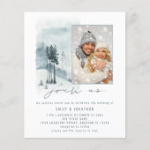 Begroting van het bos Foto van ons QR Blue Wedding (Voorkant)