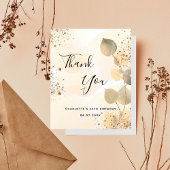 Begroting verjaardag 50 eucalyptus glitter dank u