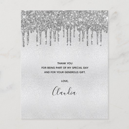 Begroting verjaardagscollettendruppels (Achterkant)