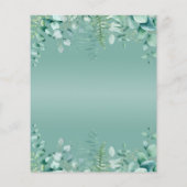 Begroting verjaardagsdatum eucalyptus greenery-uit (Achterkant)