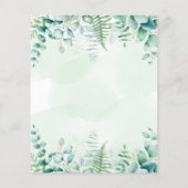 Begroting verjaardagsdatum eucalyptus greenery-uit (Achterkant)