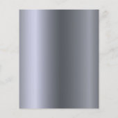 Begroting verjaardagsfeest zilverbloemuitnodiging (Achterkant)