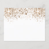 Begroting verjaart witgoud glitter behalve datum (Achterkant)