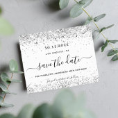 Begroting verjaart witte zilverglitter behalve dat