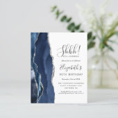 Begroting Verrassend 30e verjaardag Blauwe Agate (Staand voorkant)