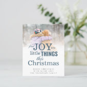 Begroting vindt feestelijke kleine feestjes Kaart  (Staand voorkant)