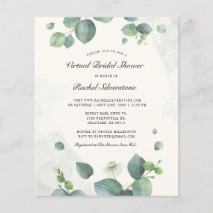 Begroting Virtual Vrijgezellenfeest Eucalyptus Gre Flyer