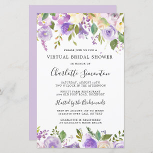 Begroting Virtual Vrijgezellenfeest Paars Greenery