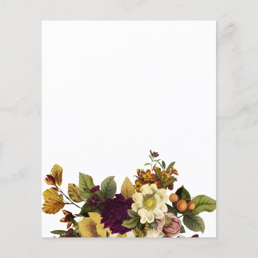 Begroting virtuele steekpenninguitnodiging flyer (Achterkant)