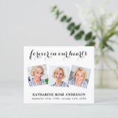 Begroting voor altijd in ons hart Funeral Hartelij (Staand voorkant)