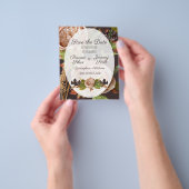 begroting voor blozen en pruimen Bespaar datum F Flyer (Hand)