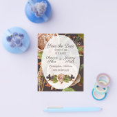 begroting voor blozen en pruimen Bespaar datum F Flyer (Enkel)