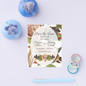  begroting voor blozen en pruimen Bespaar de datum Flyer (Enkel)