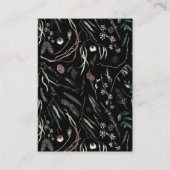 Begroting voor botanische rustige vakantie met mee informatiekaartje (Achterkant)