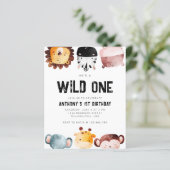 Begroting voor de eerste verjaardag van één Safari (Staand voorkant)