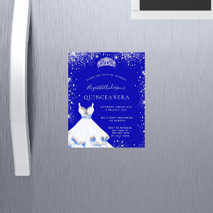 Begroting voor de royal blue zilveren jurk flyer