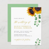 Begroting voor de uitzending van eucalyptusbruilof (Voorkant / Achterkant)