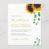 Begroting voor de uitzending van eucalyptusbruilof flyer (Voorkant)