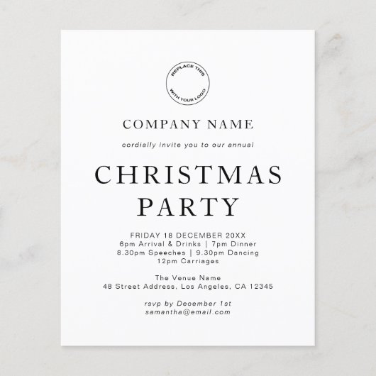 Begroting voor elk kerstfeest met kleur (Voorkant)