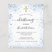 Begroting voor het christenen blauw-witte uitnodig (Voorkant)