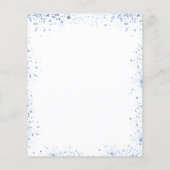 Begroting voor het christenen blauw-witte uitnodig (Achterkant)