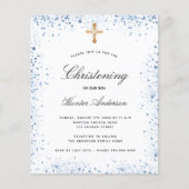 Begroting voor het christenen blauw-witte uitnodig (Voorkant)