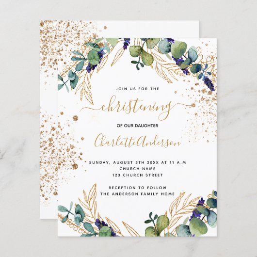 Begroting voor het christenen van de griekse uitno (Voorkant / Achterkant)