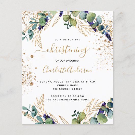 Begroting voor het christenen van de griekse uitno (Voorkant)