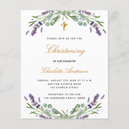 Begroting voor het christenen van de lavender euca