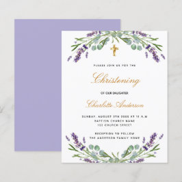 Begroting voor het christenen van de lavender euca