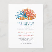 Begroting voor twee minder vis in de Zee Engagemen (Voorkant)