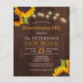 Begroting voor zonnebloemen herfst huisverwarming  (Voorkant)