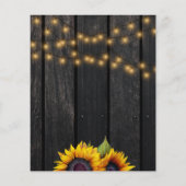 Begroting voor zonnenblokhout voor de bruindouche flyer (Achterkant)