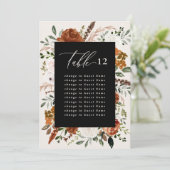 Begroting voor zwarte tafel- en terracotta-zitplaa kaart (Staand voorkant)