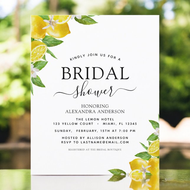 Begroting Vrijgezellenfeest Citrus uitnodigingen (Creator heeft geüpload)