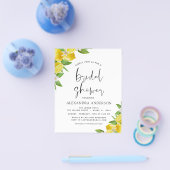 Begroting Vrijgezellenfeest Citrus uitnodigingen Flyer (Enkel)