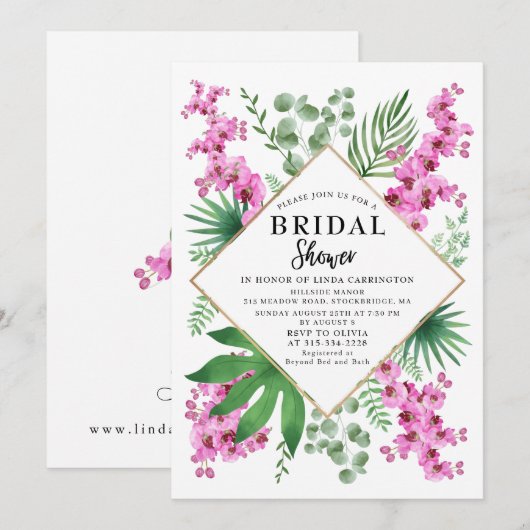 Begroting Vrijgezellenfeest Tropische Florence Wat Kaart (Voorkant / Achterkant)