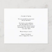 Begroting Vroeg Kerstmis 3 Fotovakantieverhuiskaar (Achterkant)