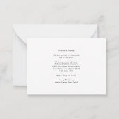 Begroting Vroeg Kerstmis 3 Fotovakantieverhuiskaar Notitiekaartje (Achterkant)