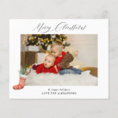 Begroting Vroege Kerst & Stocking Foto Flyer (Voorkant)