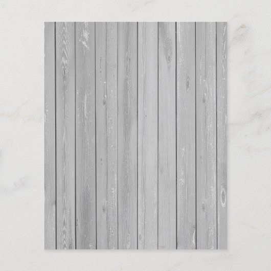 Begroting Vroege kerstfeestdag Flyer (Achterkant)