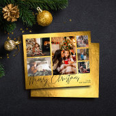 Begroting Vroege kerstfeestjes Gold Foil Multi Pho
