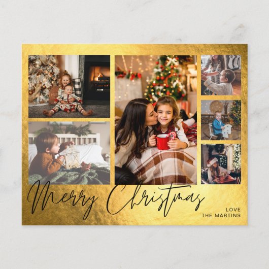 Begroting Vroege kerstfeestjes Gold Foil Multi Pho (Voorkant)