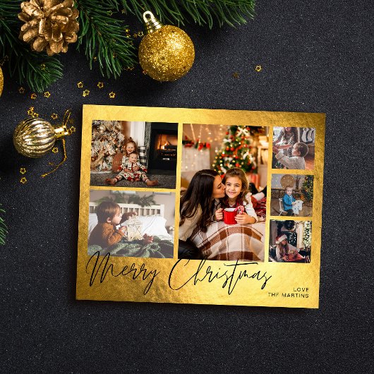 Begroting Vroege kerstfeestjes Gold Foil Multi Pho Flyer