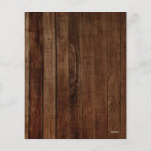 BEGROTING Vroege kerstfoto bijtend Holly and Wood (Achterkant)