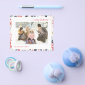 Begroting Vroege kerstfoto Moderne Kaart 2022 (Enkel)