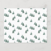 Begroting Vroege kersttong foto-kaart (Achterkant)