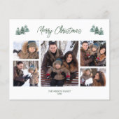 Begroting Vroege kersttong foto-kaart (Voorkant)